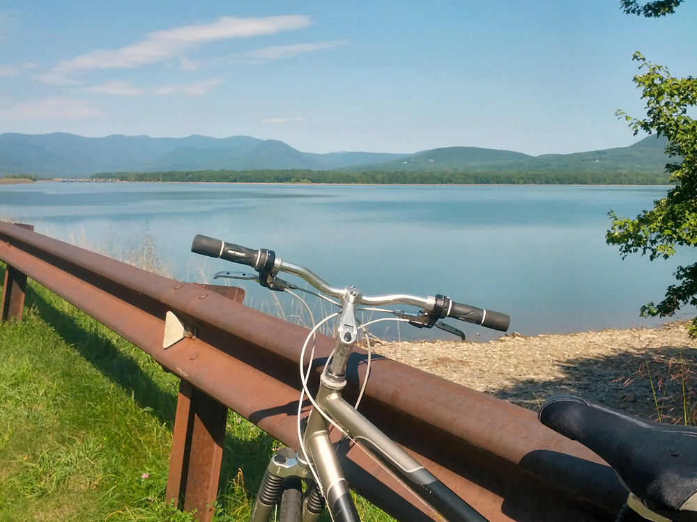 Bike Ride on Ashokan Reservoir