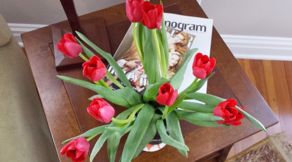 Flowers in the living room