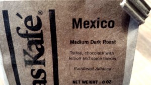 Tas Kafe Mexico Label