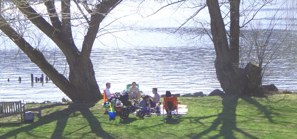 Picnic By The River wide