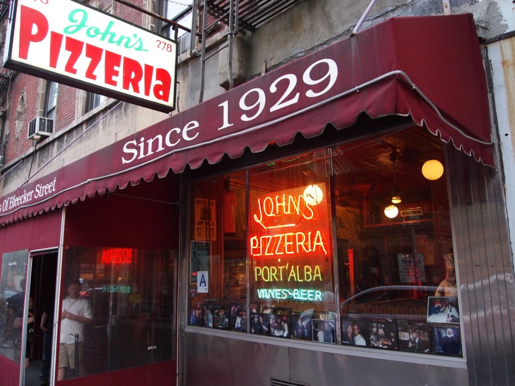 John's Pizza Bl;eeker Street NY