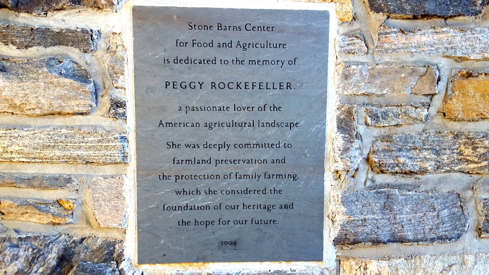 Rockefeller Preserve Peggy Dedication
