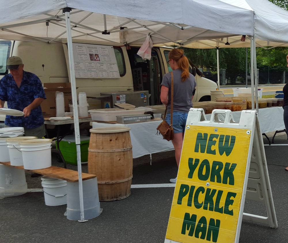 highland Falls Farmers Market NY Pickle man